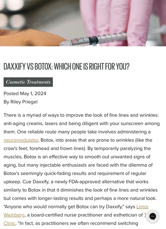 Daxxify vs Botox: Which One Is Right for You?