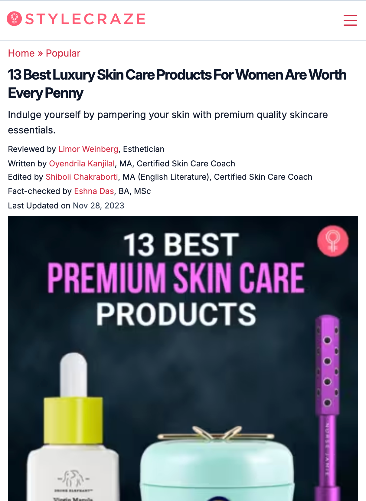 13 Best Luxury Skin Care Products For Women Are Worth Every Penny