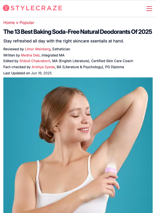 The 13 Best Baking Soda-Free Natural Deodorants Of 2025