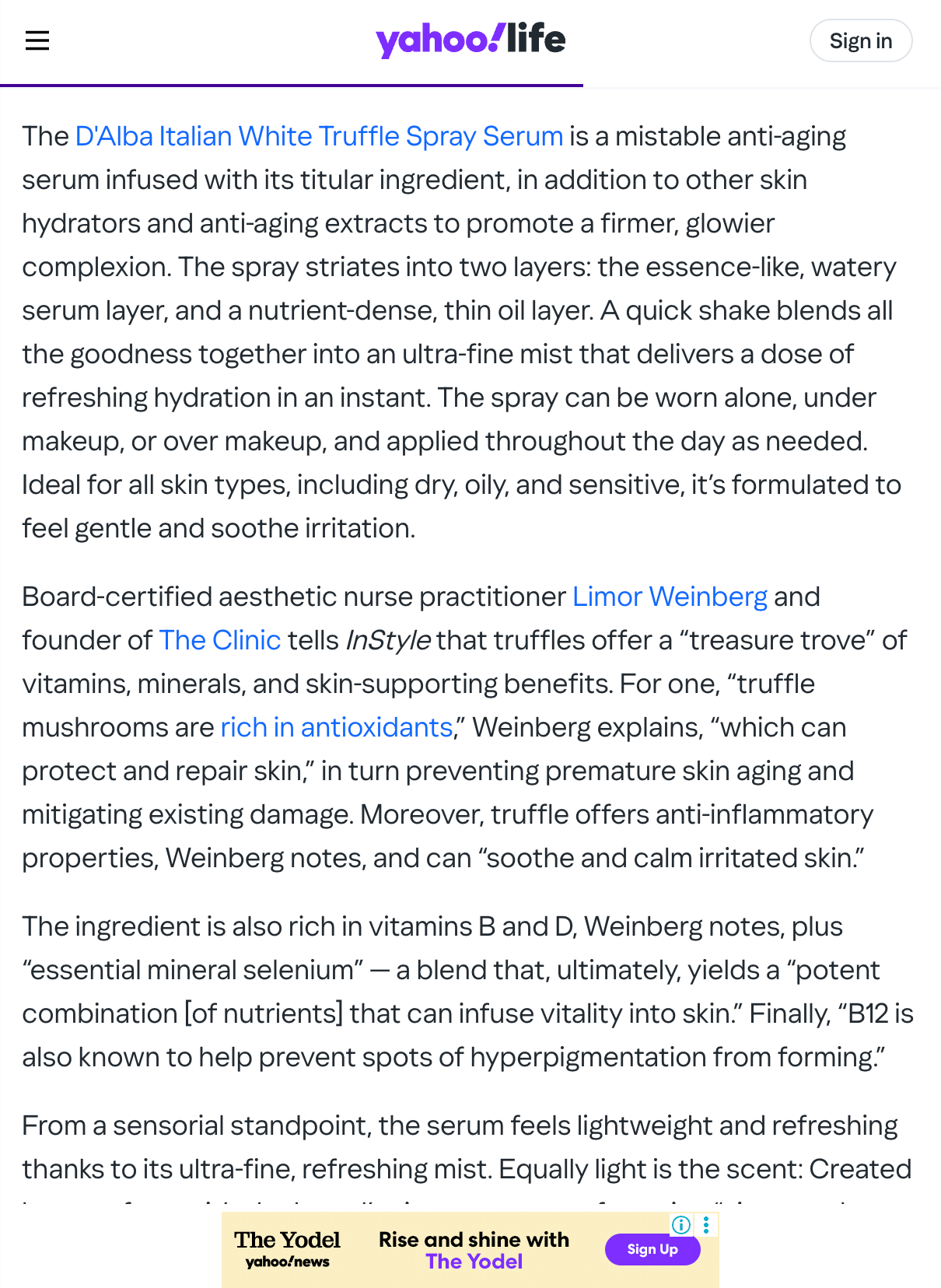 There’s a Truffle-Infused Face Mist Serum That Leaves Skin “Luminous,” Per Shoppers